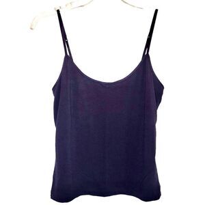 Banana Republic Cropped Camisole Top with Shelf Bra in Purple Women’s M